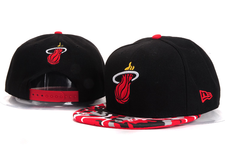 NBA Miami Heat NE Snapback Hat #142